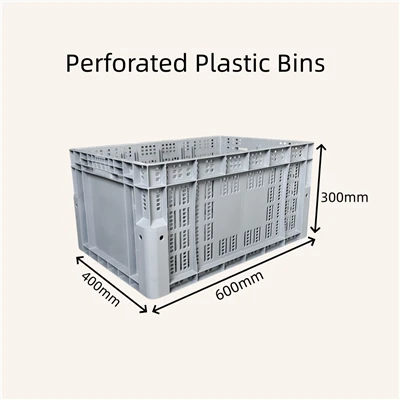 Perforeeritud plastikust prügikastid